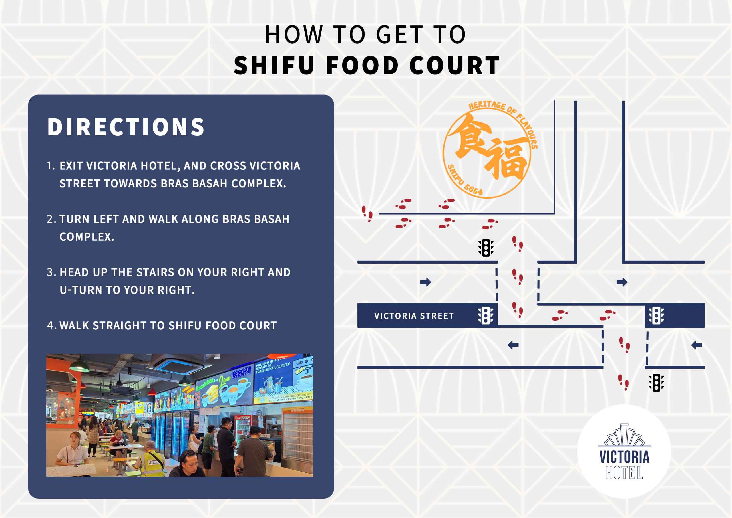 Victoria Hotel – Shifu Food Court – How To Get To Shifu Food Court