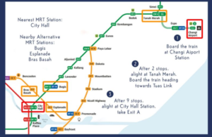 train station map in singapore